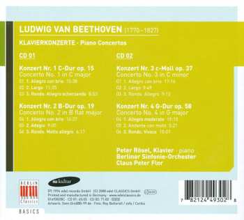 2CD Ludwig van Beethoven: Klavierkonzerte 1 – 4 DIGI