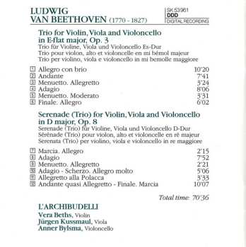 CD Ludwig van Beethoven: String Trio / Serenade