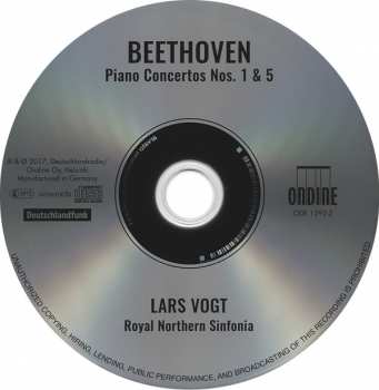 CD Ludwig van Beethoven: Piano Concertos Nos. 1 & 5