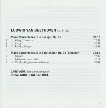 CD Ludwig van Beethoven: Piano Concertos Nos. 1 & 5