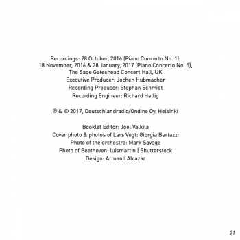 CD Ludwig van Beethoven: Piano Concertos Nos. 1 & 5