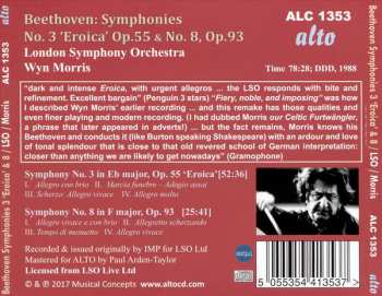 CD Ludwig van Beethoven: Symphony 3 'Eroica' / Symphony 8
