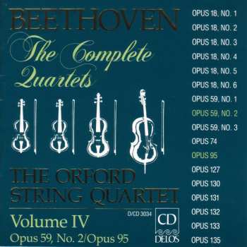 Album Beethoven / Orford String Quartet: Complete Quartets 4