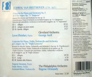 CD Ludwig van Beethoven: Piano Concerto No. 5 "Emperor" • "Triple Concerto"