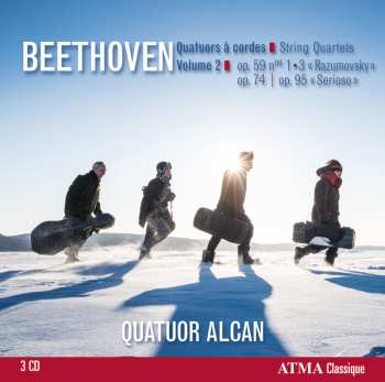 3CD Ludwig van Beethoven: Quatuors à Cordes - Volume 2