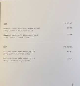 7CD/Coffret Ludwig van Beethoven: The Complete String Quartets