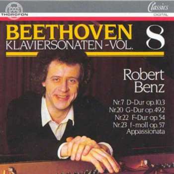 Album Ludwig van Beethoven: Klaviersonaten - Vol. 8: Nr. 7 D-Dur Op. 10,3 / Nr. 20 G-Dur Op. 49,2 / Nr. 22 F-Dur Op. 54 / Nr. 23 F-moll Op. 57 Appassionata