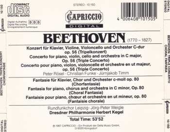 CD Ludwig van Beethoven: Tripelkonzert - Chorfantasie