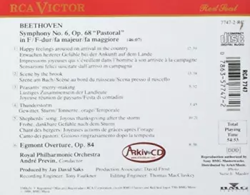 Symphony No. 6 "Pastoral"; Egmont Overture