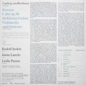 LP Ludwig van Beethoven: Konzert Für Klavier, Violine, Violoncello Und Orchester C-dur Op. 56