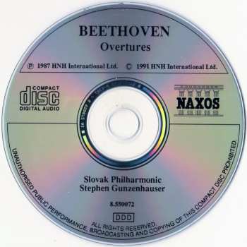 CD Ludwig van Beethoven: Overtures