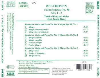 CD Ludwig van Beethoven: Violin Sonatas Op. 30 Nos. 1 -3