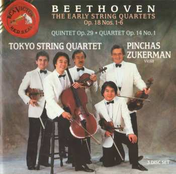 Album Ludwig van Beethoven: The Early String Quartets: Op. 18 Nos. 1-6 • Quintet Op. 29 • Quartet Op. 14 No. 1