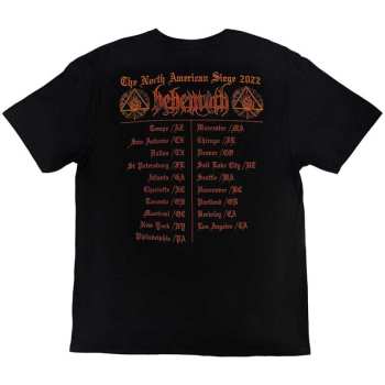 Marchandises Behemoth: Behemoth Unisex T-shirt: North American Tour '22 Puppet Master (back Print) (small) S