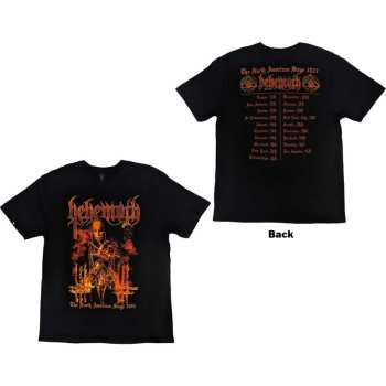Marchandises Behemoth: Behemoth Unisex T-shirt: North American Tour '22 Puppet Master (back Print) (small) S