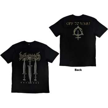 Marchandises Behemoth: Behemoth Unisex T-shirt: Off To War! (back Print) (small) S