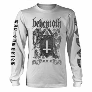 Merch Behemoth: T-Shirt à manches longues The Satanist (white)
