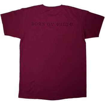 Marchandises Behemoth: Behemoth Unisex T-shirt: The Shit Ov God Cover (red) (back Print) (small) S