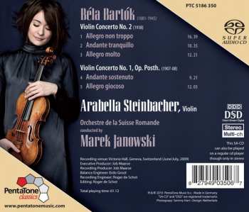 SACD Béla Bartók: Béla Bartók The 2 Violin Concertos