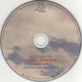 CD Béla Bartók: String Quartets No 2, 4, 6