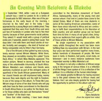 CD Harry Belafonte: An Evening With Belafonte/Makeba / The Magic Of Makeba