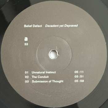 2LP Belief Defect: Decadent Yet Depraved