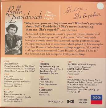 8CD/Coffret Bella Davidovich: The Philips Legacy