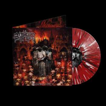 LP Belphegor: Pestapocalypse Vi (red W/ White & Black Splatter)
