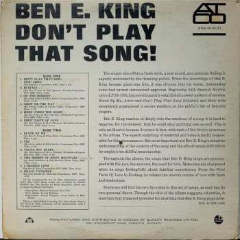 LP Ben E. King: Don't Play That Song!
