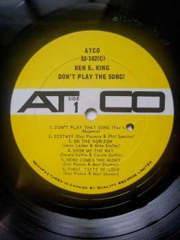 LP Ben E. King: Don't Play That Song!