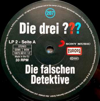 2LP Ben Nevis: Die Drei ??? 207 - Die Falschen Detektive LTD