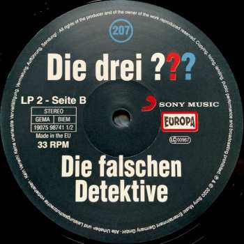 2LP Ben Nevis: Die Drei ??? 207 - Die Falschen Detektive LTD