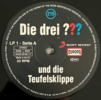 2LP Ben Nevis: Die Drei ??? 219 - Und Die Teufelsklippe
