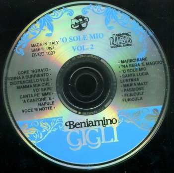CD Beniamino Gigli: 'O Sole Mio Vol 2