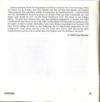 CD Benjamin Britten: A Ceremony Of Carols / Friday Afternoons · Three Two-part Songs