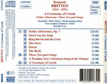 CD Benjamin Britten: A Ceremony Of Carols / Friday Afternoons · Three Two-part Songs