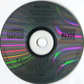 CD Benjamin Britten: A Ceremony Of Carols / Friday Afternoons · Three Two-part Songs