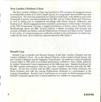 CD Benjamin Britten: A Ceremony Of Carols / Friday Afternoons · Three Two-part Songs