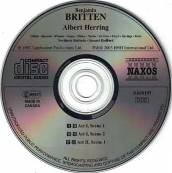 2CD Benjamin Britten: Albert Herring