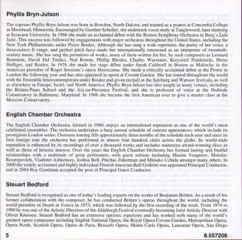 CD Benjamin Britten: Les Illuminations, Our Hunting Fathers, Chansons Francaises