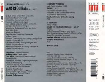 2CD Herbert Kegel: War Requiem / Threnos / Violin Concerto