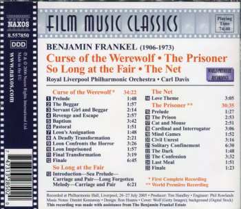 CD Benjamin Frankel: Curse Of The Werewolf And Other Film Music