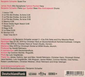 CD Benjamin Schaefer: Quiet Fire DIGI