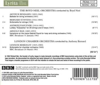 CD The London Chamber Orchestra: Works For String Orchestra