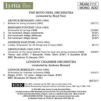 CD The London Chamber Orchestra: Works For String Orchestra