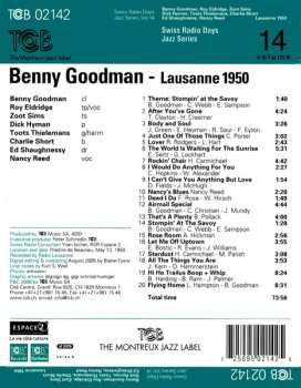 CD Benny Goodman: Lausanne 1950
