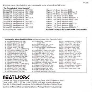 CD Benny Goodman: Volume 3 1938-1939 (The Alternative Takes In Chronological Order)