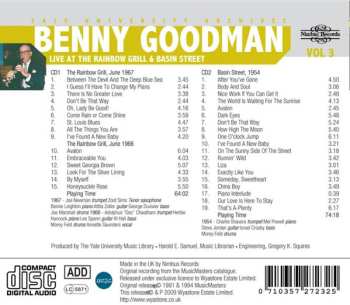2CD Benny Goodman: Yale University Archives - Vol 3