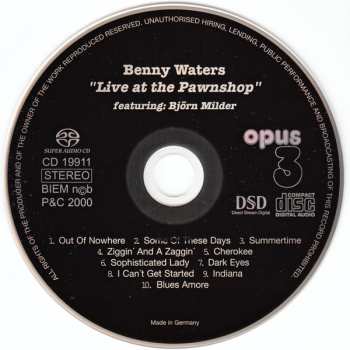 SACD Benny Waters: Live At The Pawnshop