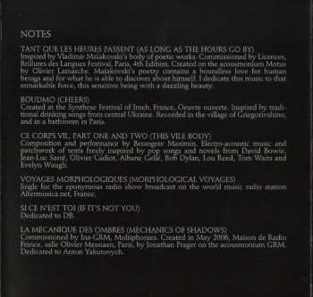 CD Bérangère Maximin: Tant Que Les Heures Passent